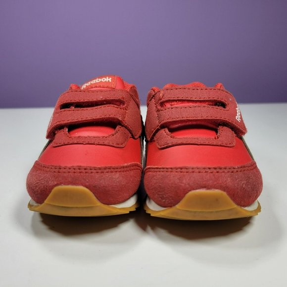 Reebok Classic Retro Running Kids Infant Toddler Baby Shoes Sneakers Size 5 Red - Picture 4 of 9